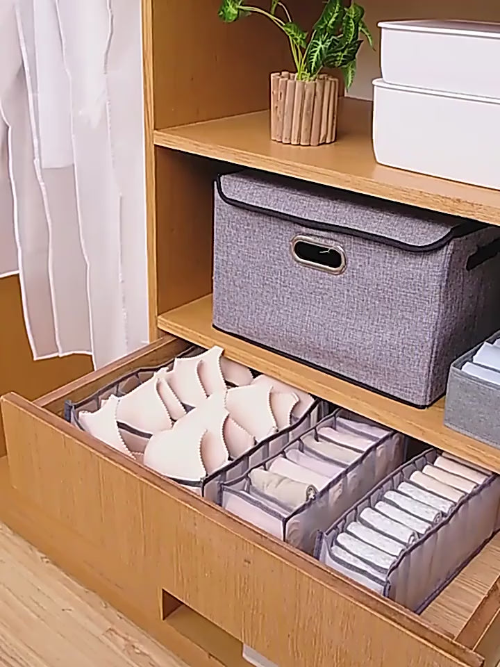 Organizadores ropa interior cajón 6 uds