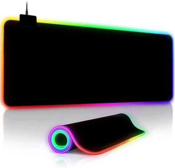 Alfombrilla Gaming RGB 80x30 antideslizante