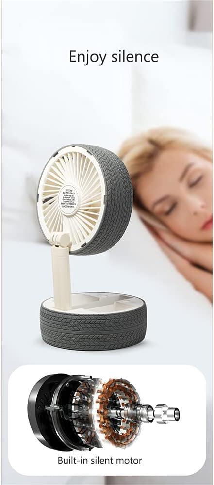 Ventilador plegable de escritorio compacto