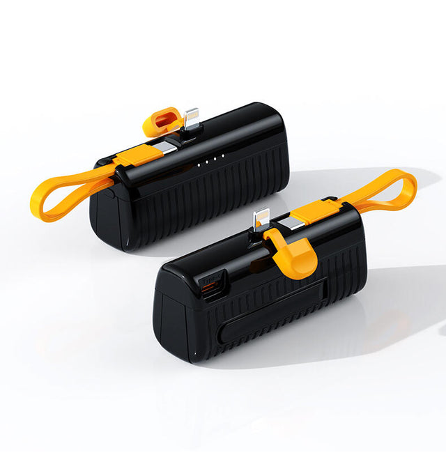 Mini Power Bank 5000mAh con Cable