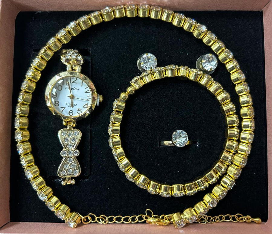 Conjunto de joyas dorado aleatorio | ViamoMas