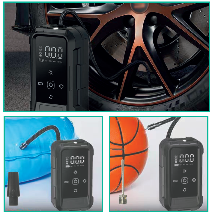 Compresor de aire eléctrico portátil