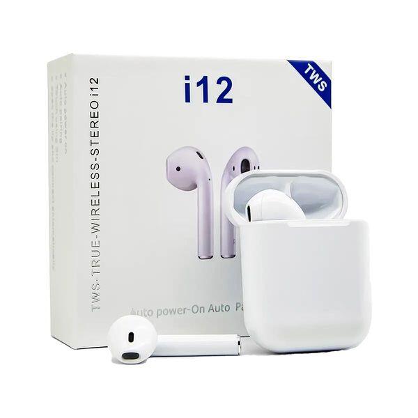 Auricular Bluetooth TWS i12 | Sonido sin cables