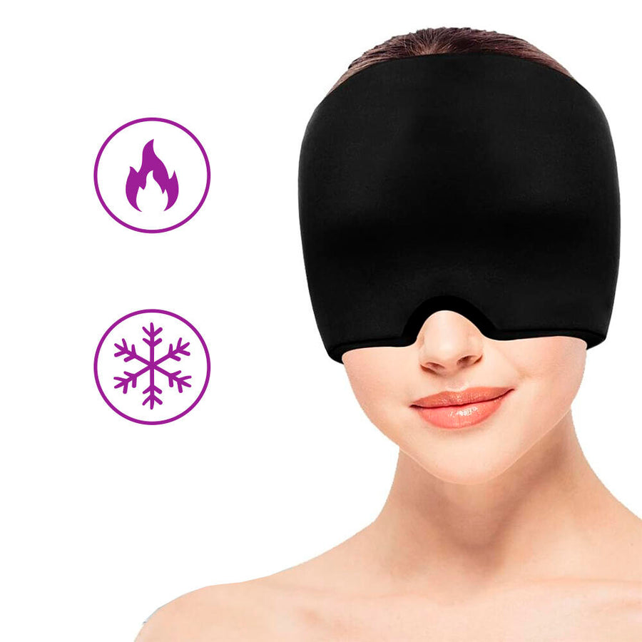 Gorro de gel para migraña frío o calor