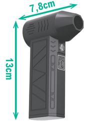 Mini soplador turbo recargable USB-C