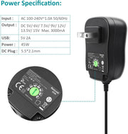Adaptador universal de corriente de viaje
