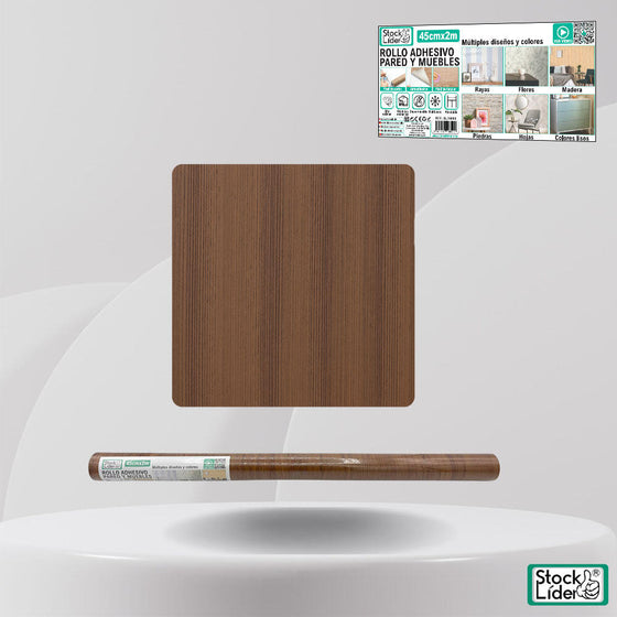 Rollo adhesivo pared y muebles 45x2m