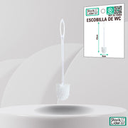 Escobilla de WC compacta y ligera