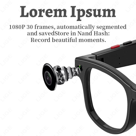 Gafas inteligentes Bluetooth con traducción