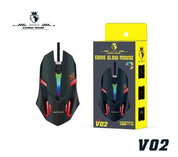 Ratón V02 inalámbrico cómodo y preciso