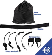 Kit vertical gomas resistencia tren inferior