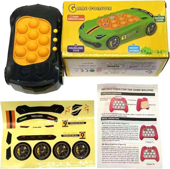 Juego de Memoria Pop It Coche