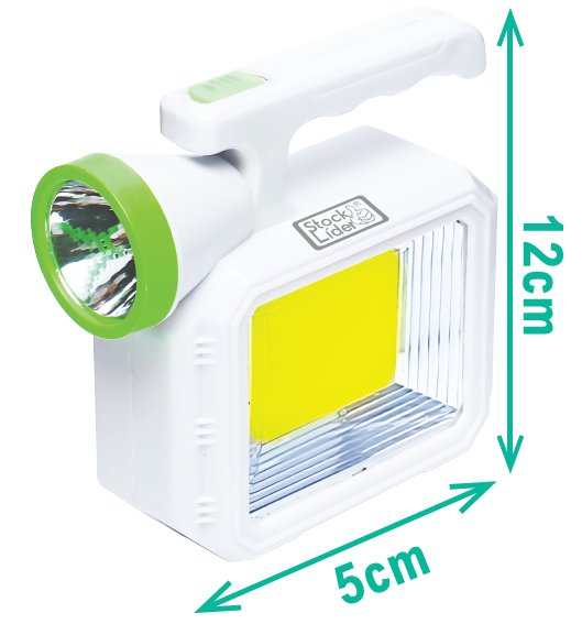 Lámpara linterna LED portátil | 2 en 1