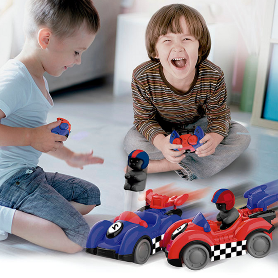 Autos chocadores con mando para niños