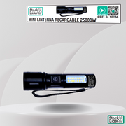 Mini linterna recargable potente