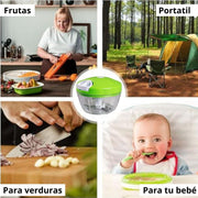 Picadora manual de cocina | Corta rápido
