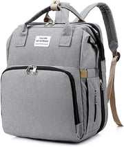 Mochila pañales con cuna plegable bebé