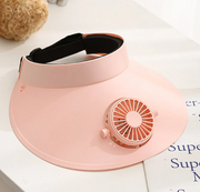Gorra ventilador recargable 360° | ViamoMas