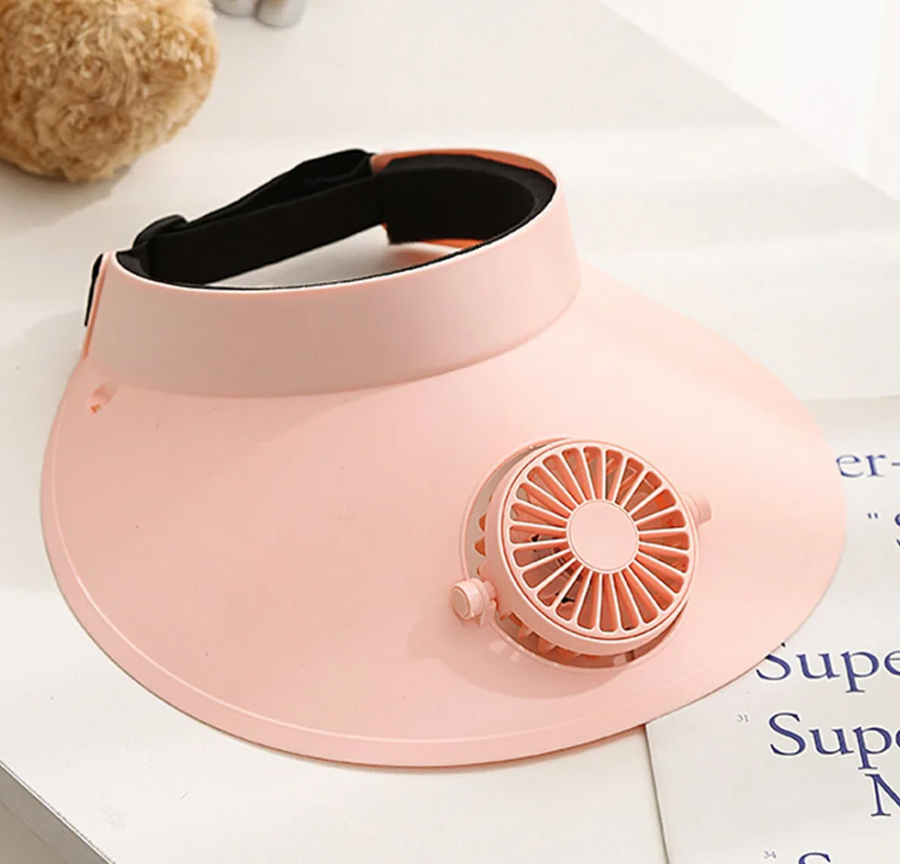 Gorra ventilador recargable 360° | ViamoMas