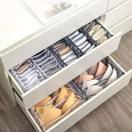 Organizadores ropa interior cajón 6 uds