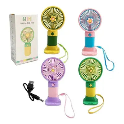 Ventilador portátil de mano recargable