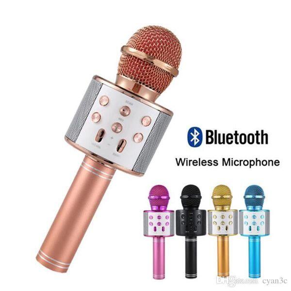 Micrófono WS-858 karaoke portátil
