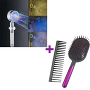 Pack ducha LED y cepillo desenredante