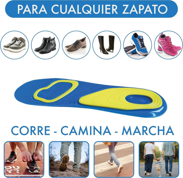 Plantillas de Gel Mujer 38-42 | ViamoMas