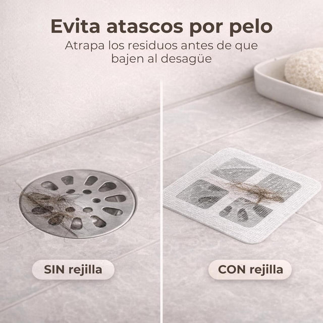Parches coladores adhesivos para desagüe