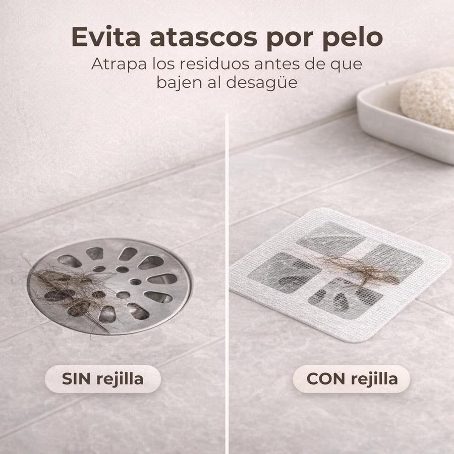 Desagües limpios sin tocar residuos