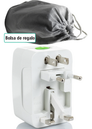Adaptador universal de viaje compacto