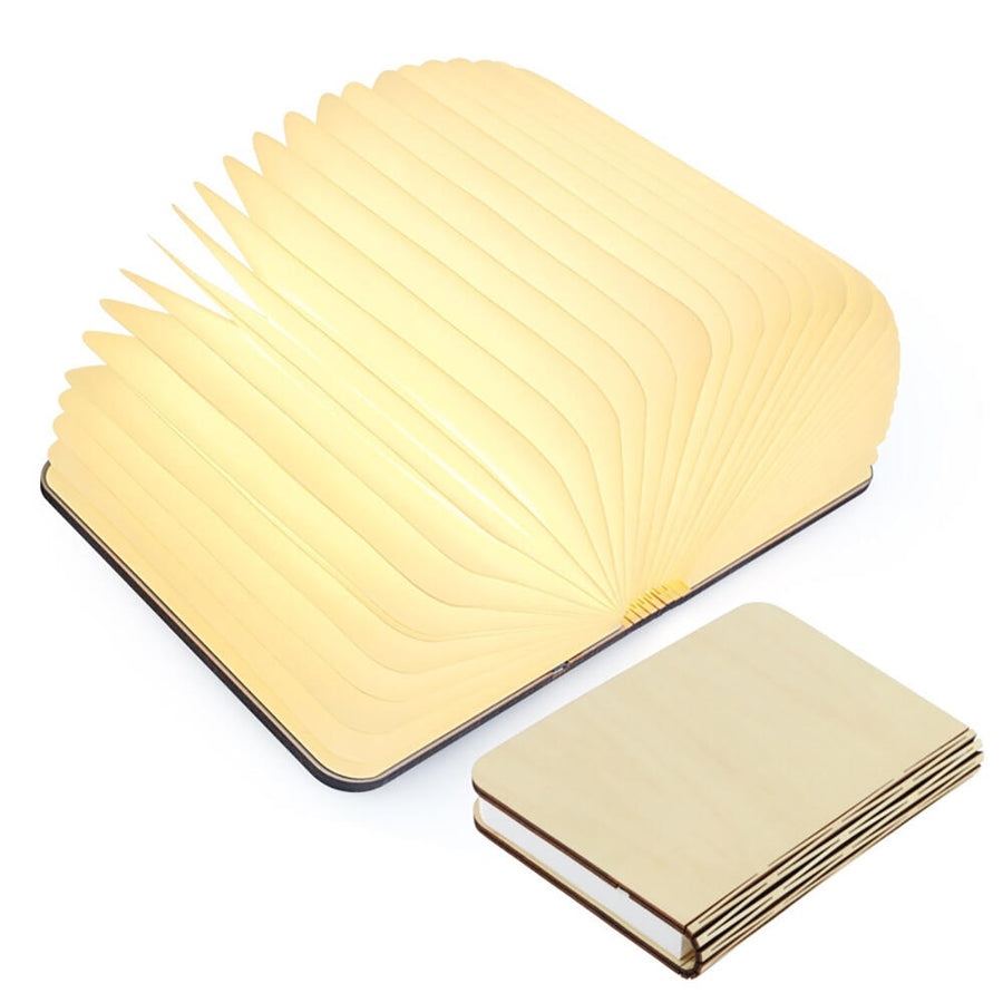 Lámpara Libro Plegable de Madera