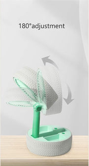 Ventilador plegable de escritorio compacto