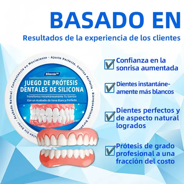 Prótesis Dental de Silicona | Sonrisa Instantánea