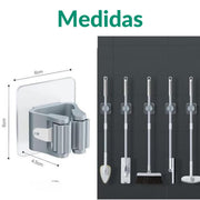 Porta escoba de pared para ordenar