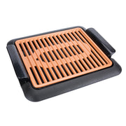 Grill parrilla eléctrica sin humos cobre
