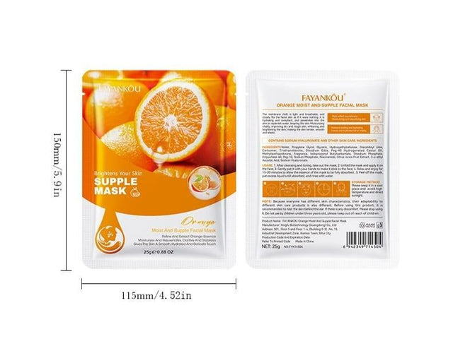 Mascarilla Vitamina C Naranja Glow