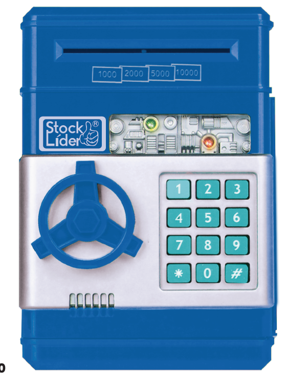 Hucha electrónica con contraseña para niños