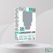Cargador USB compacto para casa y viaje