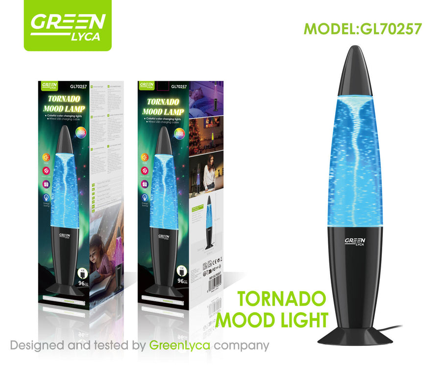 Lámpara tornado rgb