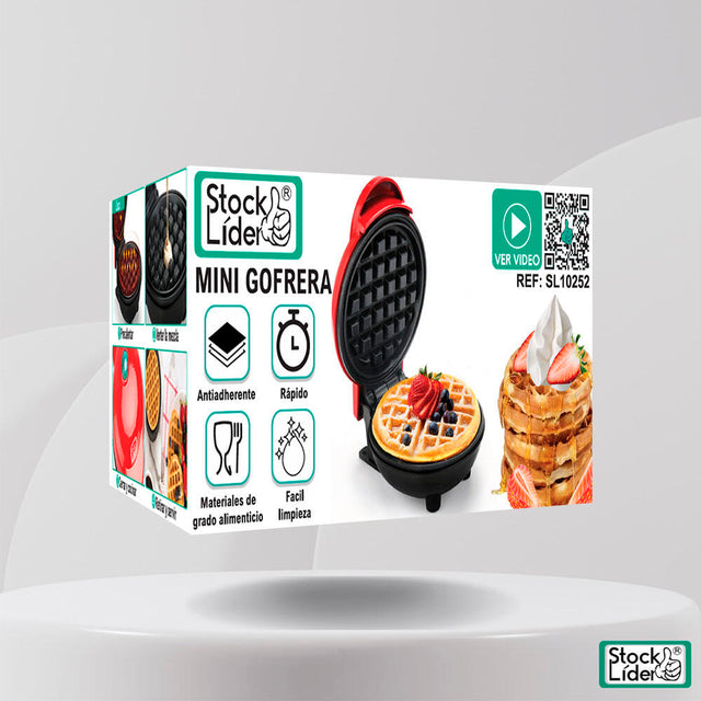 Mini gofrera compacta para desayunos rápidos
