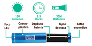 Linterna LED potente compacta | ViamoMas