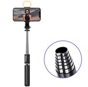 Trípode selfie móvil con luz y Bluetooth