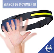 Linterna cabeza sensor recargable LED