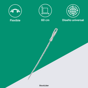 Desatascador 60cm para tuberías y desagües