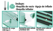 Selladora multifunción USB para bolsas