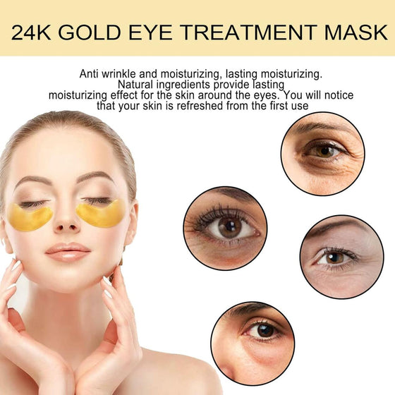 Parches de Oro 24K para Ojos | ViamoMas