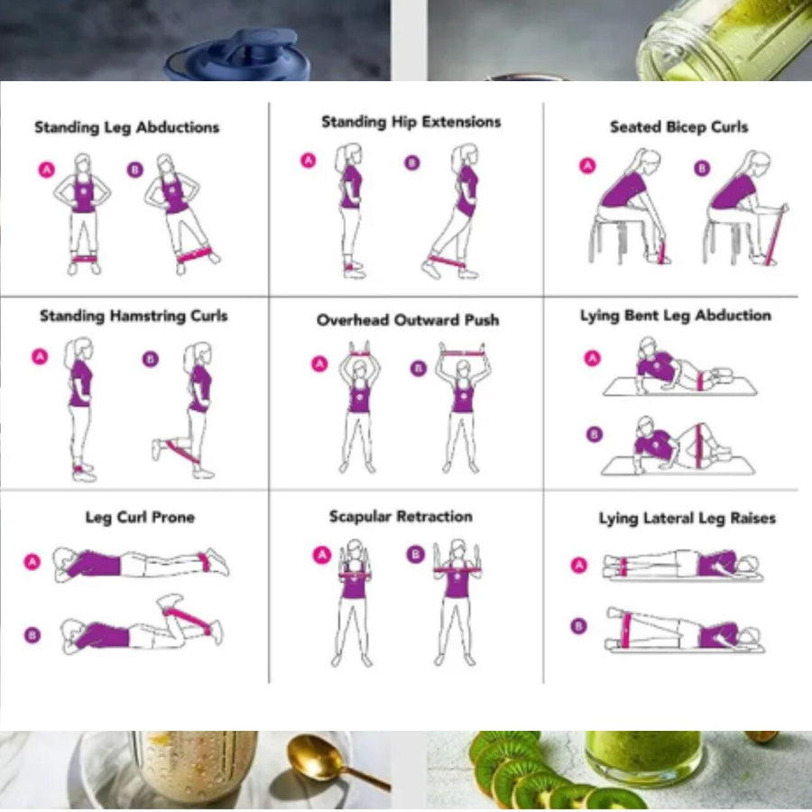 Cinta elástica gimnasio para entrenar en casa