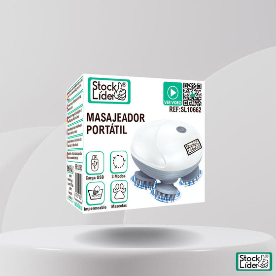 Masajeador portátil cuero cabelludo USB-C