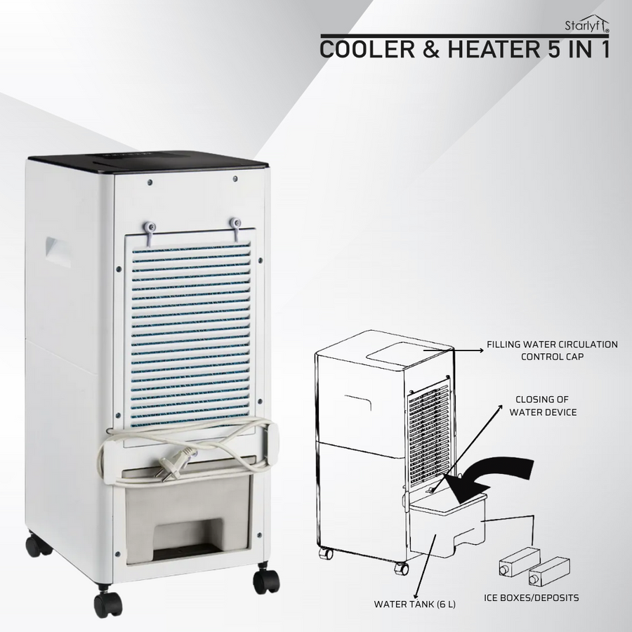 Climatizador 5 en 1 portátil para hogar